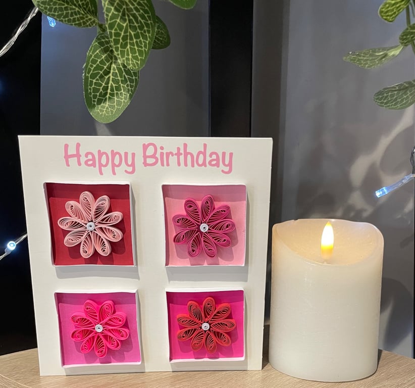 Stunning Handmade Quilled Card