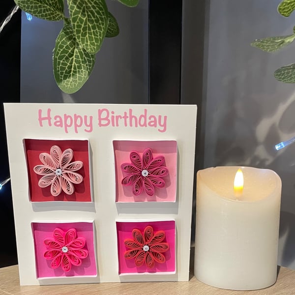 Stunning Handmade Quilled Card