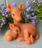Enchanting Christmas Tale: Handmade Soap with Baby Reindeer, Bunny, and Squirrel