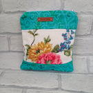 Zipper pouch, lined pouch, makeup zipper pouch, mothers day 