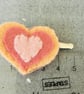 Pair of Pastel Heart Hair Clips for Girls – Felt, Non-Slip Flower Girl Gift - Image 4