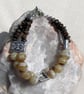 Coffee Agate & Brown Bronzite Gemstone Bracelet "Praline" - SALE PRICE - Image 3