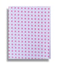A4 Sheet of Fabric Backed Felt - Pink Hearts