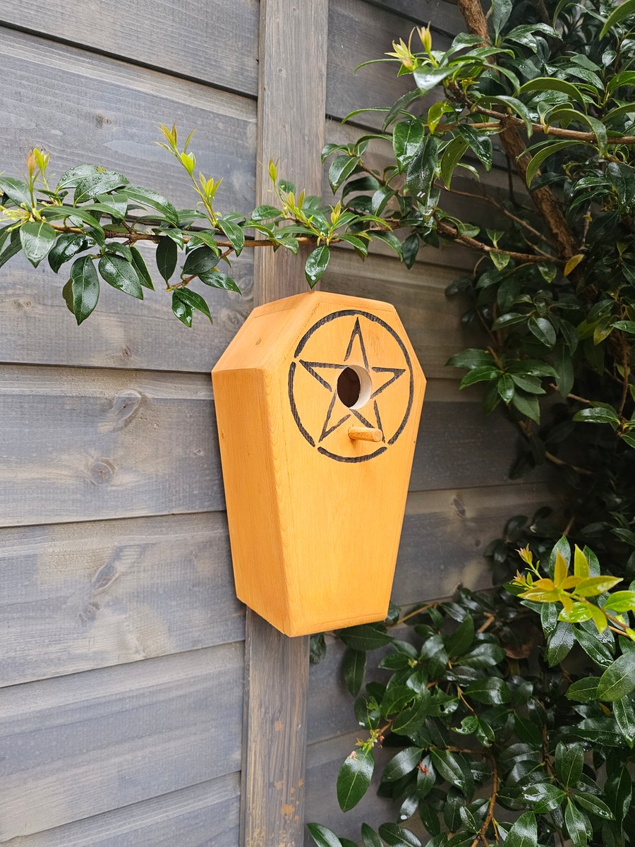 Coffin Shaped Bird Box Nesting Box