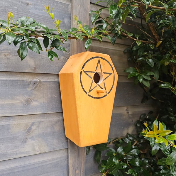 Coffin Shaped Bird Box Nesting Box