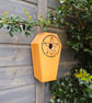 Handmade Coffin Bird House – Gothic Garden Nesting Box with Protective Pentagram - Image 1