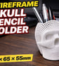Wireframe Skull Pencil Holder - 45 - 65 - 55mm