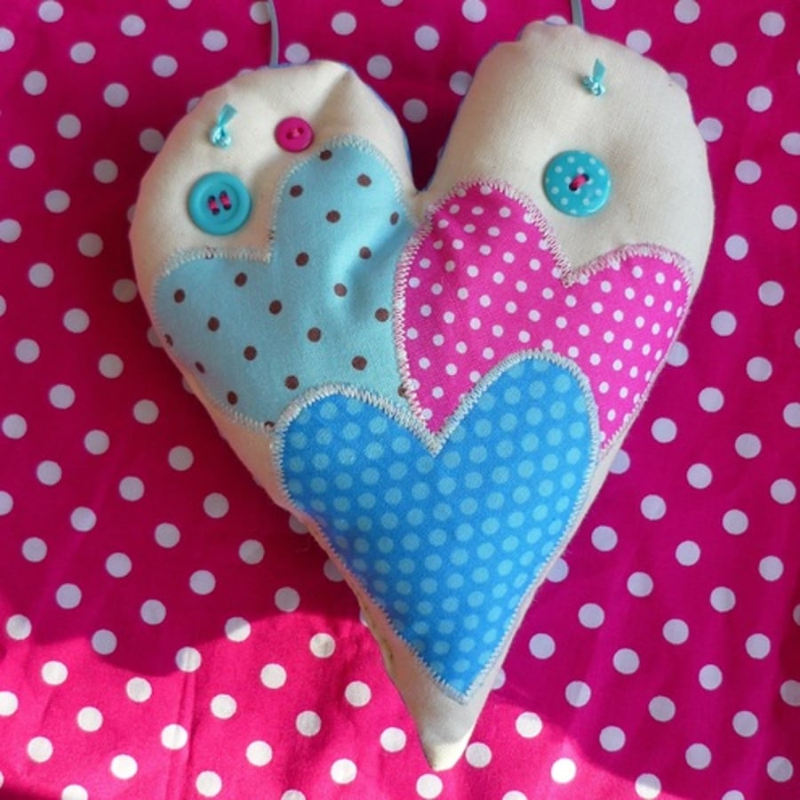 Heart of Hearts Hanging Heart With Lavender