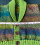Chunky Hand Knitted Cardigan (Chest 30”) - Image 3