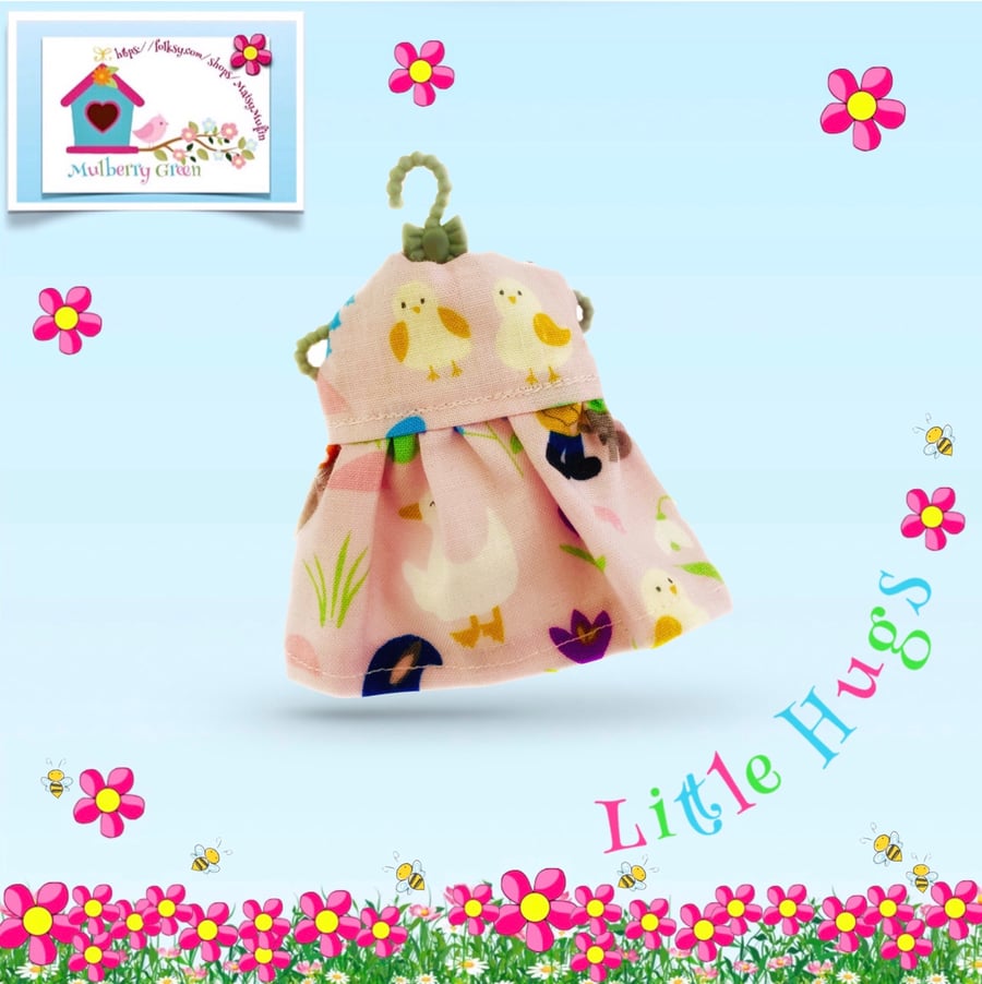 Baby Birds Dress to fit the Little Hugs dolls and Baby Daisy