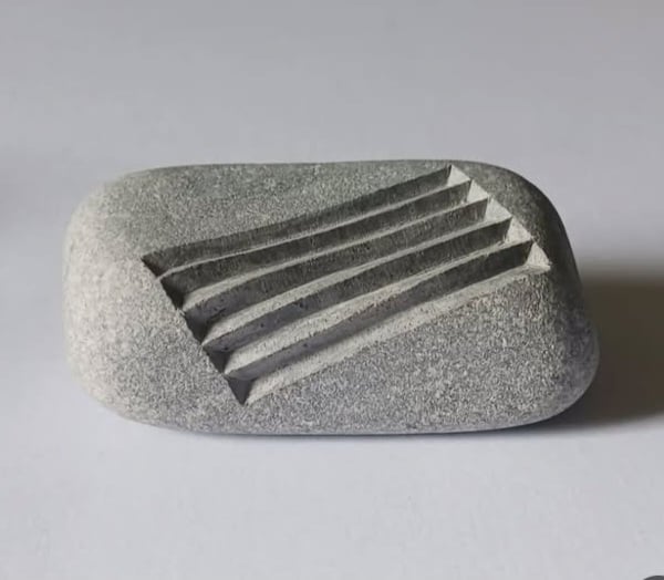 Abstract Pebble Art