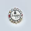 'Bee Happy' Handmade Magnet
