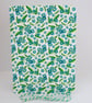 Forget me not- hand bound recycled notebook - Image 2