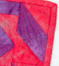 Purple and Red patchwork Mug Rug - Image 4