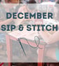 Sip & Stitch DECEMBER – Creative Workshop at Granello Lounge