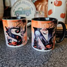 Personalised halloween mugs 