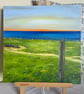 Original coastal landscape in acrylic on canvas - Image 2