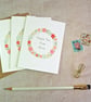 Meadow Circle Set of 3 Thank You Mini Notecards  - Image 4