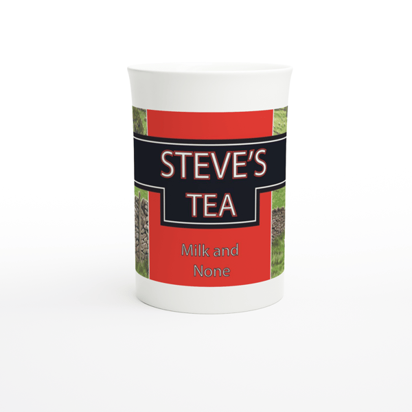 Yorkshire Tea inspired mug and coaster. Porcelain  8oz mug. Christmas present