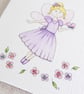 Flower Fairy Gift Tags - set of 4 tags - Image 5