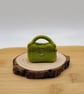 Miniature Polymer Clay Handbag, 1:12 Dollhouse Accessory, Fashion Cake Topper - Image 2