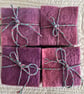 12 Dyed Vintage Wool Felt Pieces 4 Inch Squares - Image 5