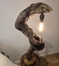 Rustic Hand Made Table Bedside Lamp - Image 7
