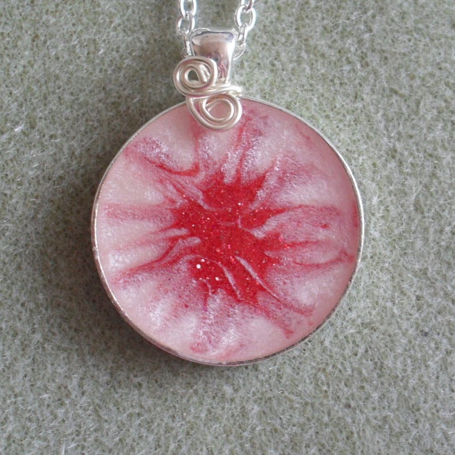 Clearance was 10 now 5 Resin Pendant RE030