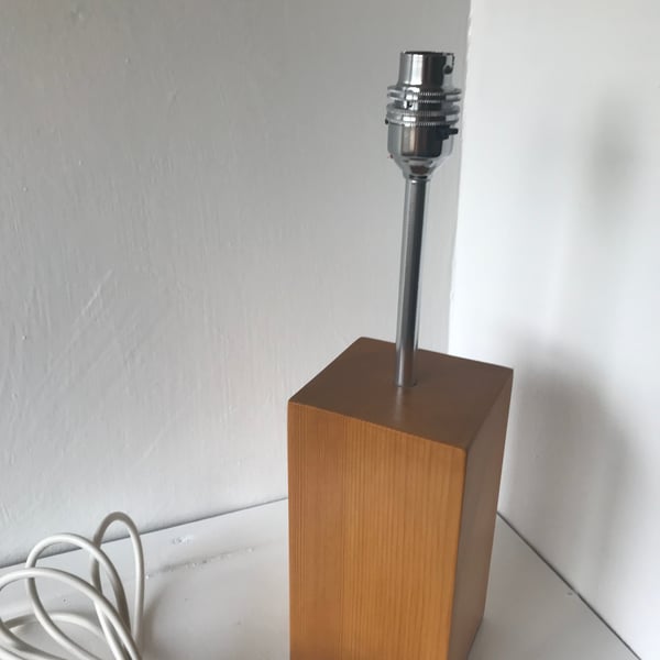 wooden corner lamp