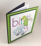 Square kids birthday card - skateboarder - Image 4