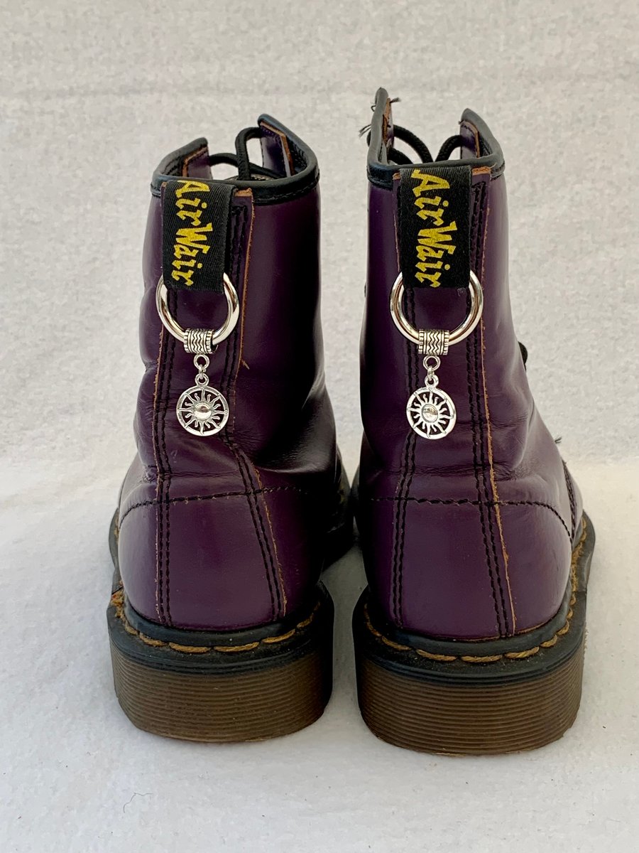 Sun Dr Martens Charms - Alt Boot Accessories - Doc Tag Charms - DM Charms