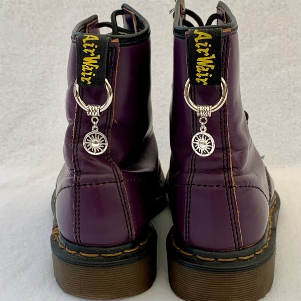 Sun Dr Martens Charms - Alt Boot Accessories - Doc Tag Charms - DM Charms