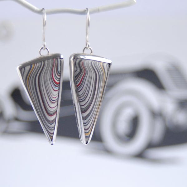 F150 fordite earrings