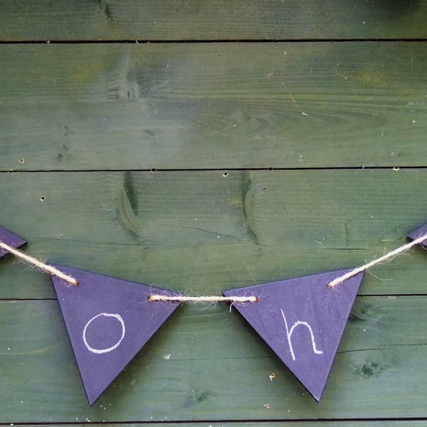BLACKBOARD CHALKBOARD BUNTING BIRTHDAY PARTY CHRISTENING WEDDING CELBRATIONS 