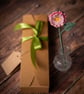 Pink Aster Crochet Bookmark - Image 8