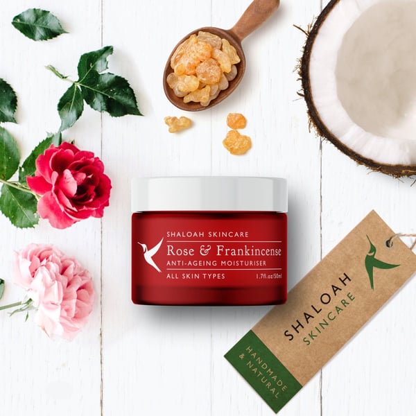 Rose & frankincense anti-ageing face cream - 100% natural