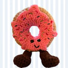 Dolly the Doughnut, crochet soft toy 
