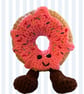 Dolly the Doughnut, crochet soft toy 