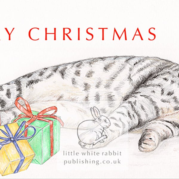 Lottie the Cat - Christmas Card