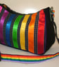 Small Rainbow ribbon Artist handbag - Image 4