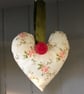 Vintage Fabric Heart. (184) - Image 1
