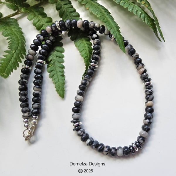 Designer Jasper & Heamotite Necklace 