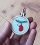 Mini Embroidery Hoop with Christmas Stocking - Image 2