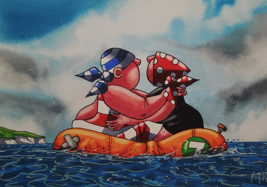 The Love Boat    10 x 7 "