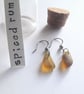 Seaglass Earrings: Spiced Rum - Image 3
