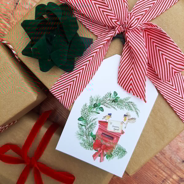 Season's Tweetings Recycled Gift Tags