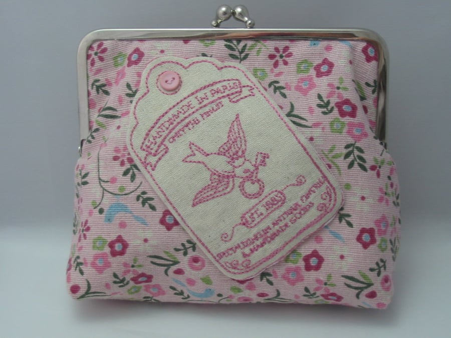 Swallow Label Clutch Bag