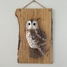 Tawny owl wall hanging