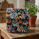 Sugar Skulls Day of the Dead Handmade Insulated Lunch bag 