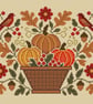 316 - Autumn Harvest Pumpkins Sampler Cross Stitch Pattern (PDF Counted Chart) - Image 2